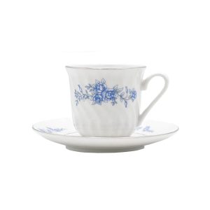 Royal Rose Set of 12 Cup & Saucer Set
